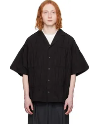 kolor Black Cinched Shirt D-black