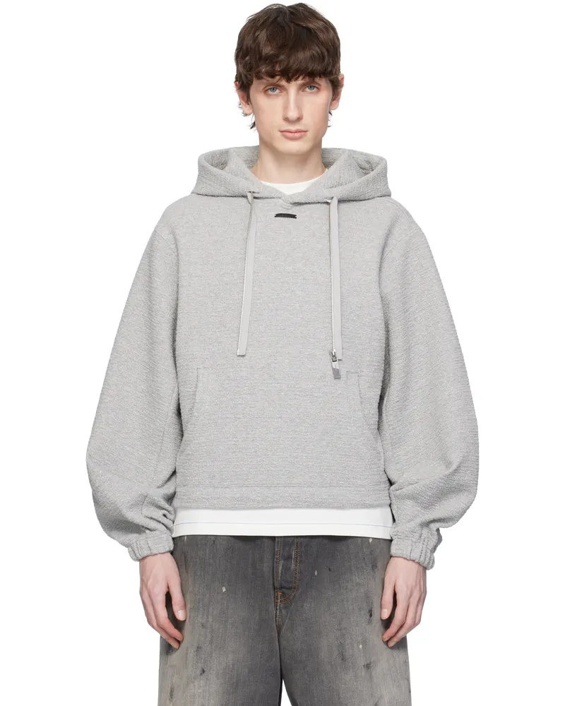Adererror Gray Realce Product. 29 Hoodie Grey