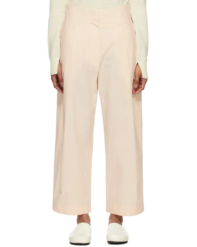 Studio Nicholson Pink Dordoni Trousers Shell