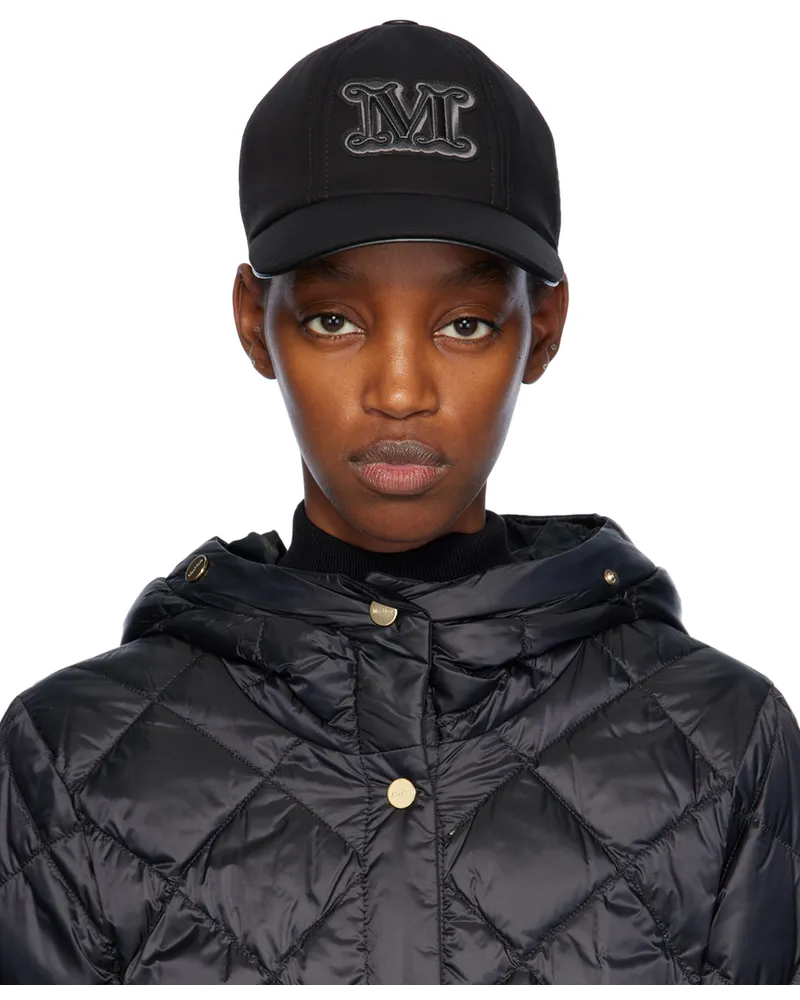 Max Mara Black Libero Cap Black