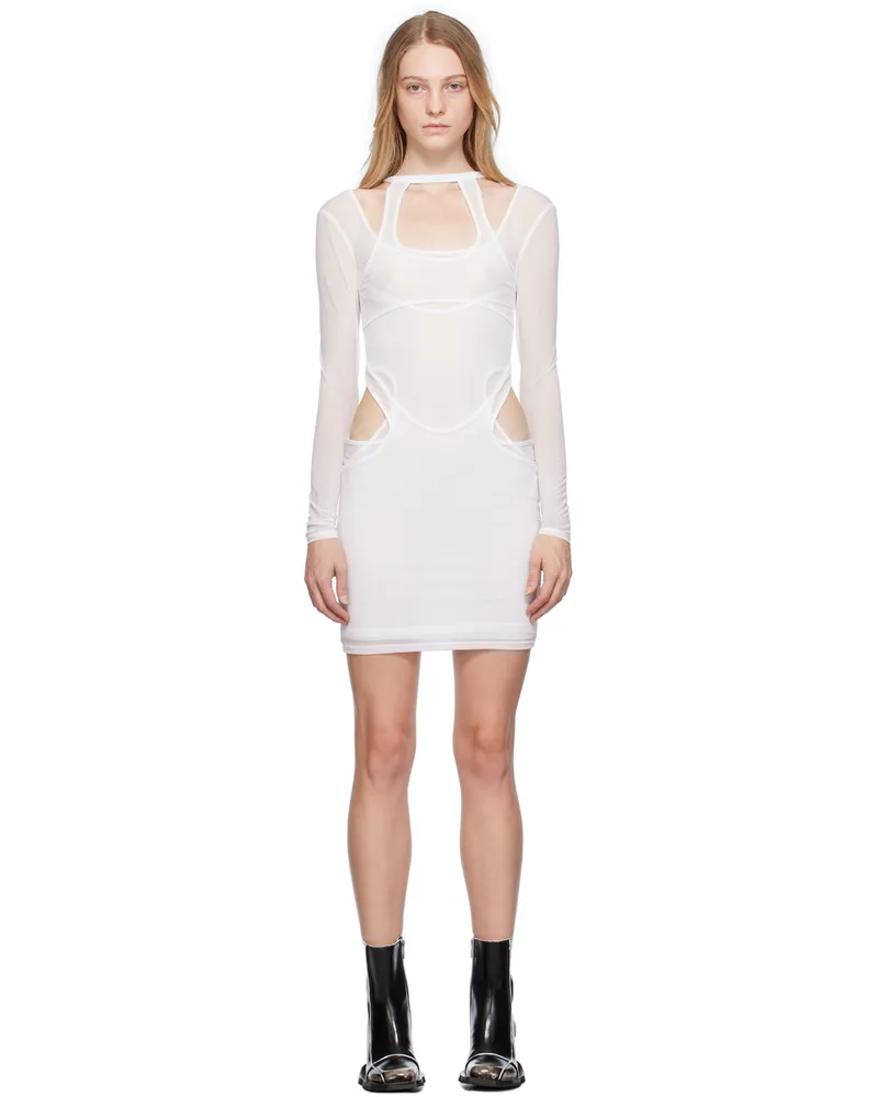Han Kjøbenhavn White Fine Minidress White