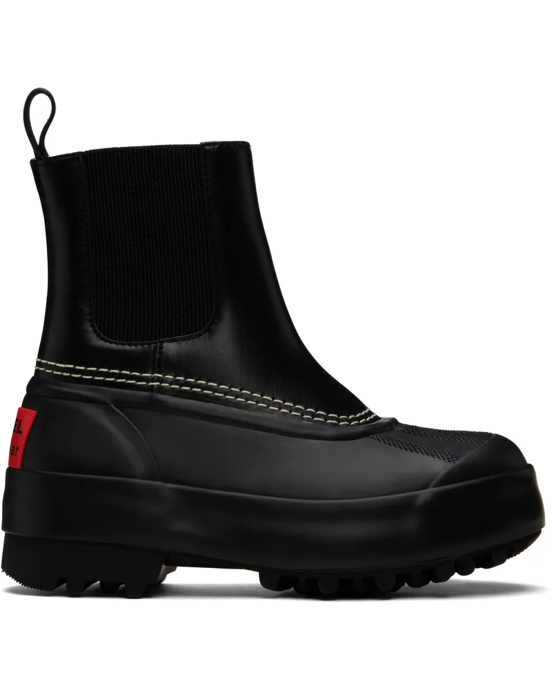 Proenza Schouler Black SOREL Edition Caribou Chelsea Boots Black