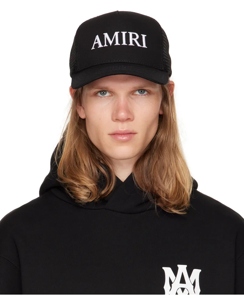 Amiri Black 'AMIRI' Core Logo Trucker Cap Black
