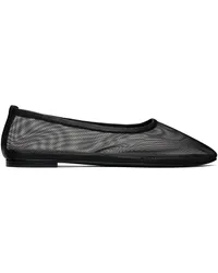 STAUD Black Alba Ballerina Flats Blmh