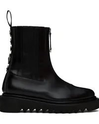 Toga SSENSE Exclusive Black Chelsea Boots Black