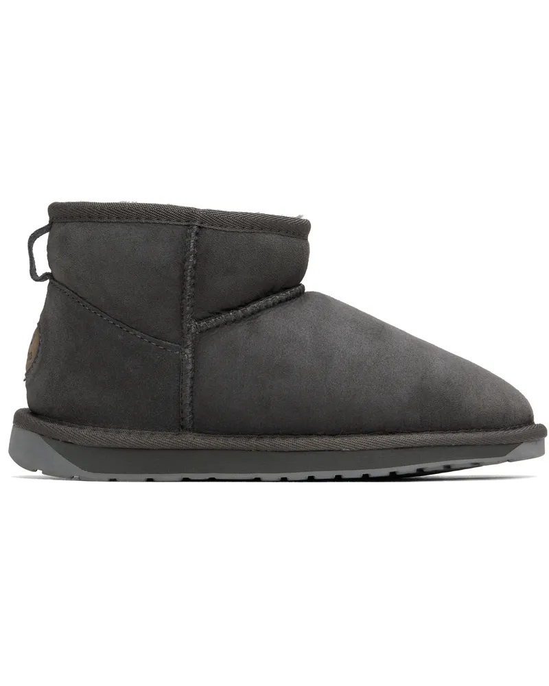 EMU Gray Stinger Micro Boots Charcoal