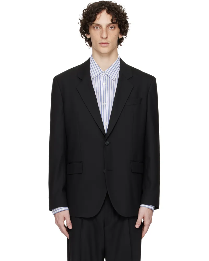 HUGO BOSS Black Cavalry Twill Blazer 001-black