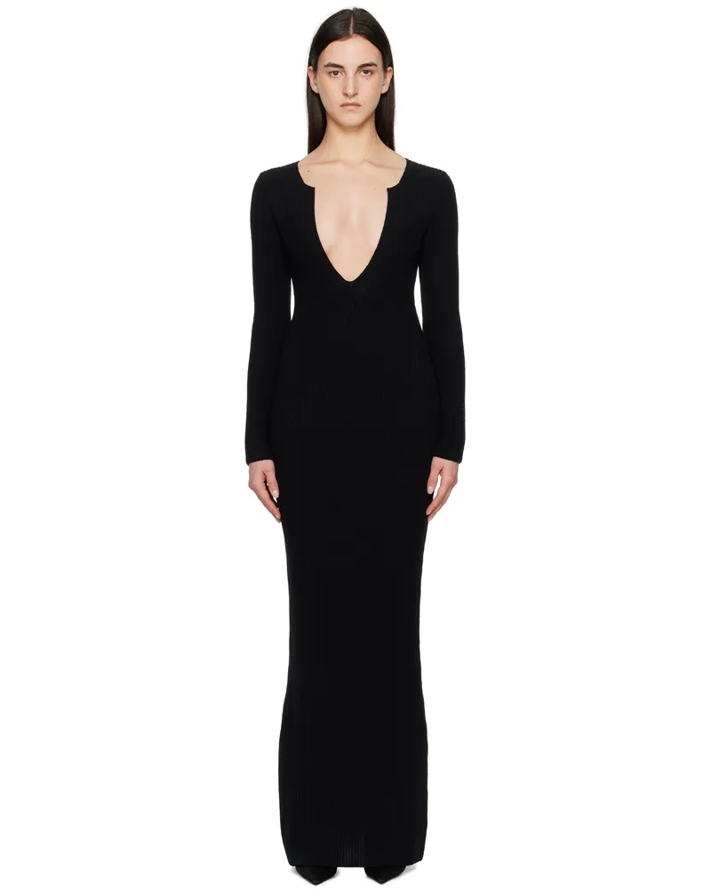 Aya Muse Black Beru Maxi Dress Black