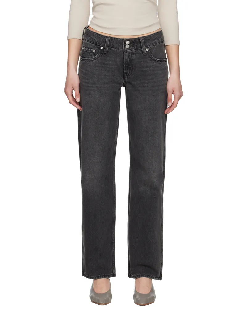 Levi's Black Superlow Loose Jeans Mic