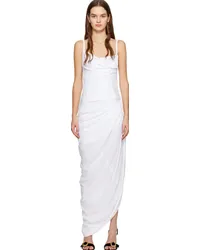 Jacquemus White Les Classiques 'La robe Saudade longue' Maxi Dress White