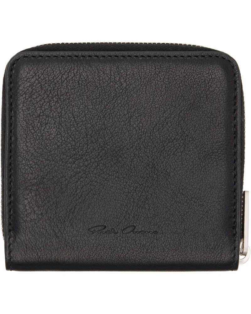 Rick Owens Black Concordians Zipped Wallet 09