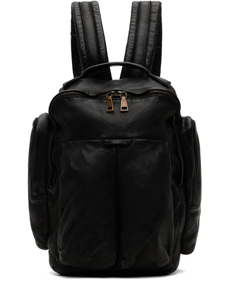 Officine Creative Italia Black Helmet 047 Backpack Nero