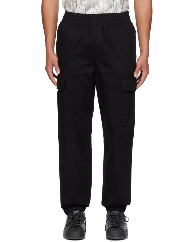 Billionaire Boys Club Black Overdyed Cargo Pants Black
