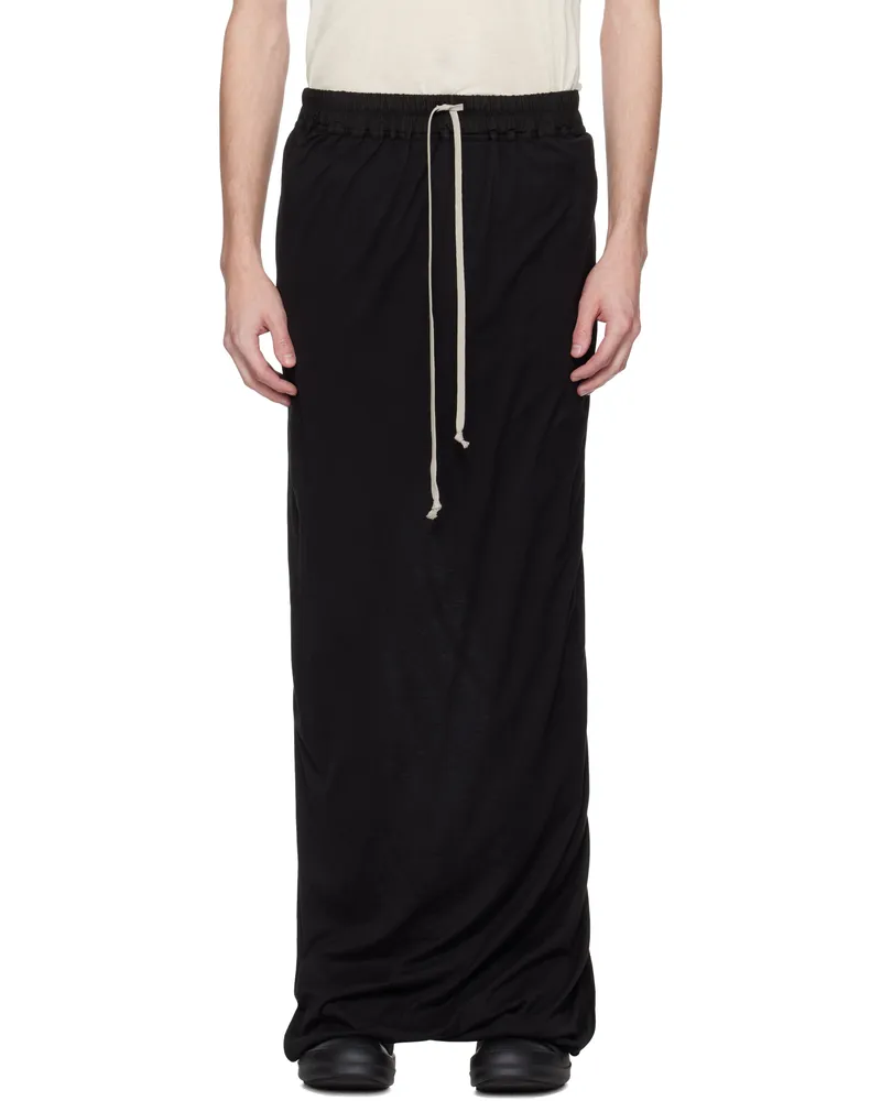 DRKSHDW by Rick Owens Black Hollywood Pull On Pillar Skirt 09