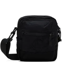 Stone Island Black Contrast Nylon Metal Co Shape Bag Vblack