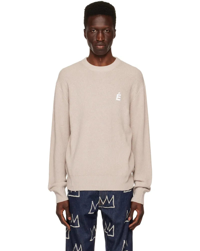 Études Studio Beige Boris Patch Sweater Beige