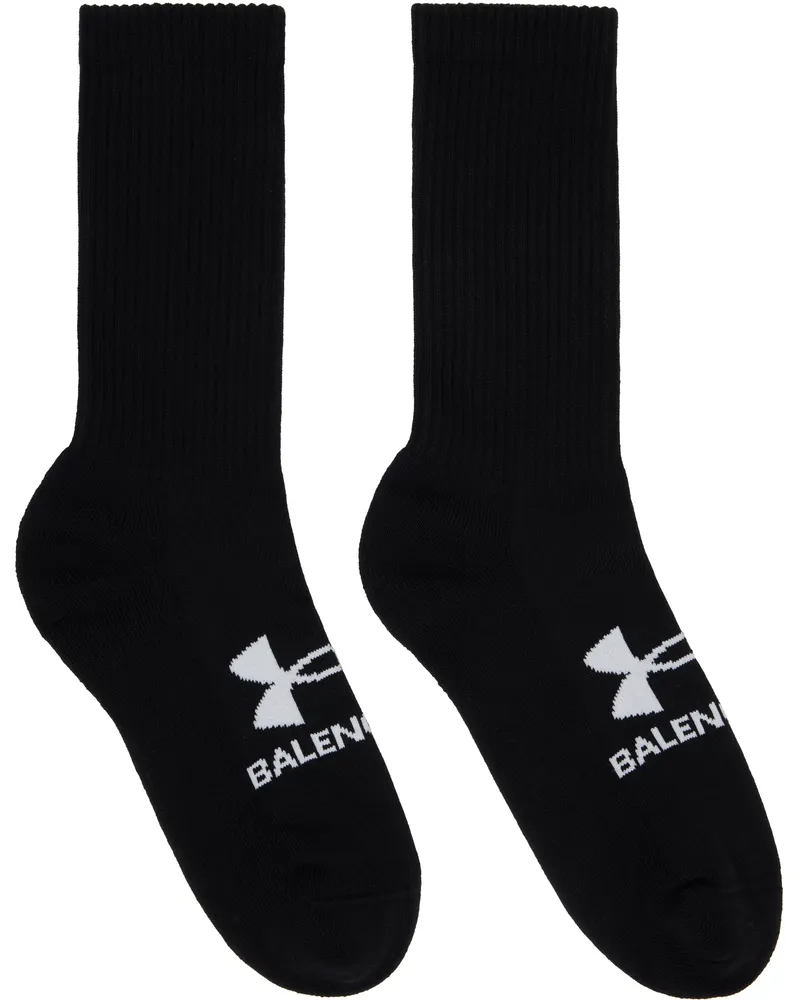 Balenciaga Black Under Armour Edition Tennis Socks 1077
