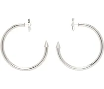 Silver Mega Star Earrings
