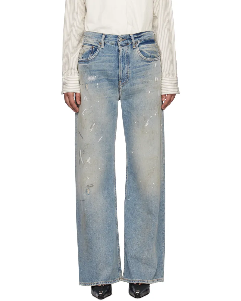 Acne Studios Blue Loose Fit 2021F Jeans 228