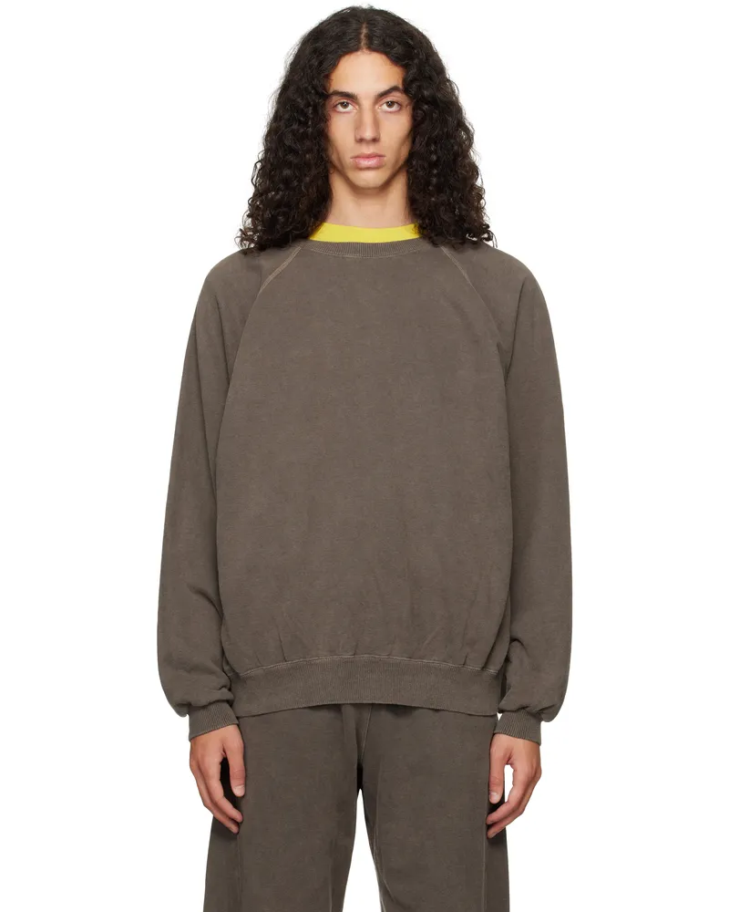 Omar Afridi Brown Shabby Sweatshirt Shabby