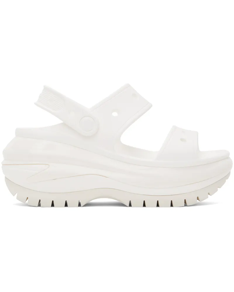 Crocs White Mega Crush Sandals White