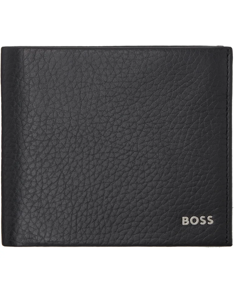 HUGO BOSS Black Logo Lettering Bifold Wallet 001-black