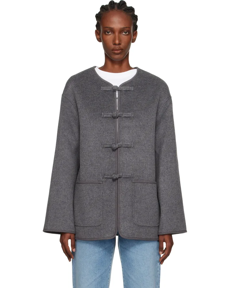 Róhe Gray Double-Faced Wool Jacket 030_301