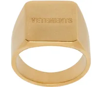 Gold Iconic Logo Ring