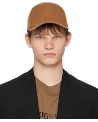 Ermenegildo Zegna Brown Soft Touch Cap Vjc