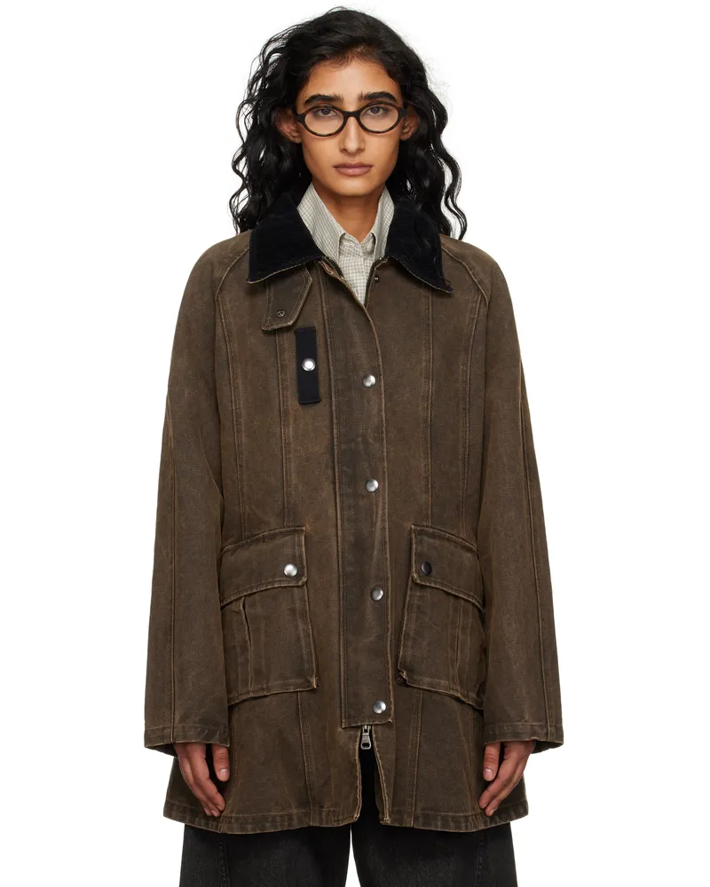 Andersson Bell Brown Kerri Trapez Work Jacket Brw