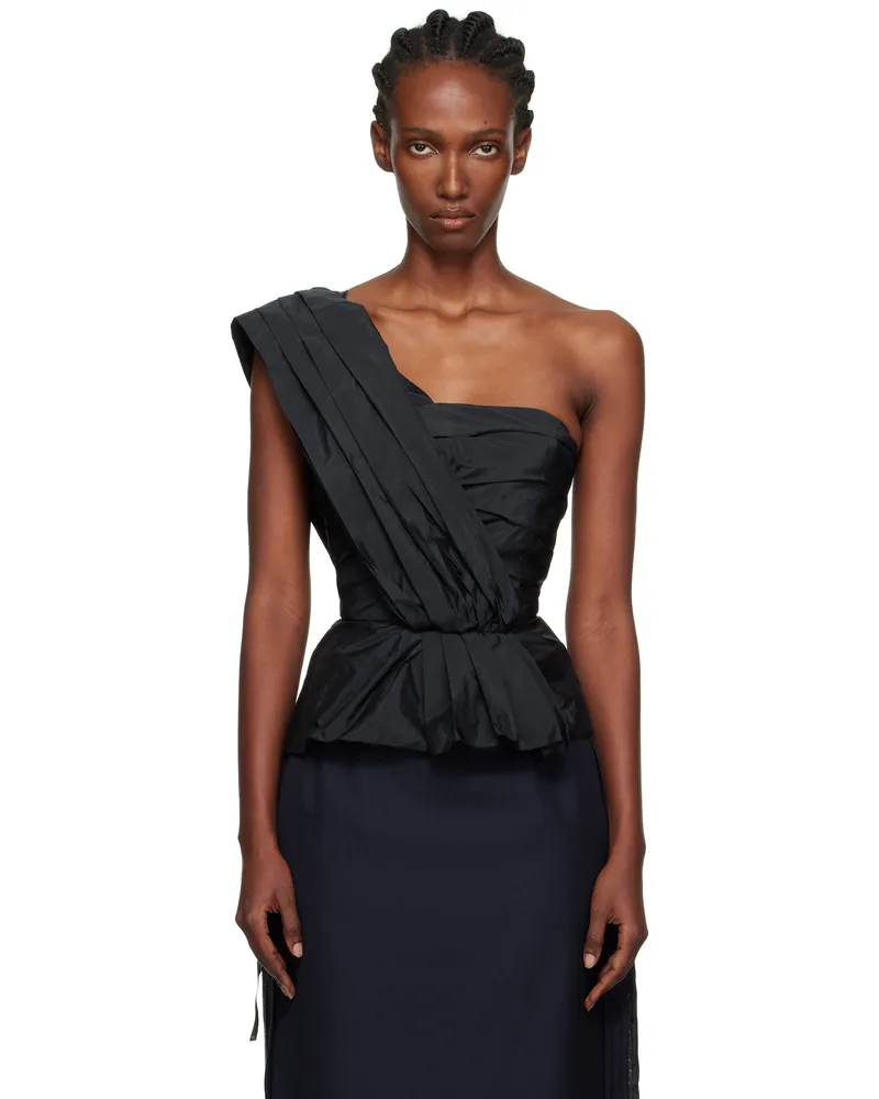 Maison Margiela Black Pleated Top 900