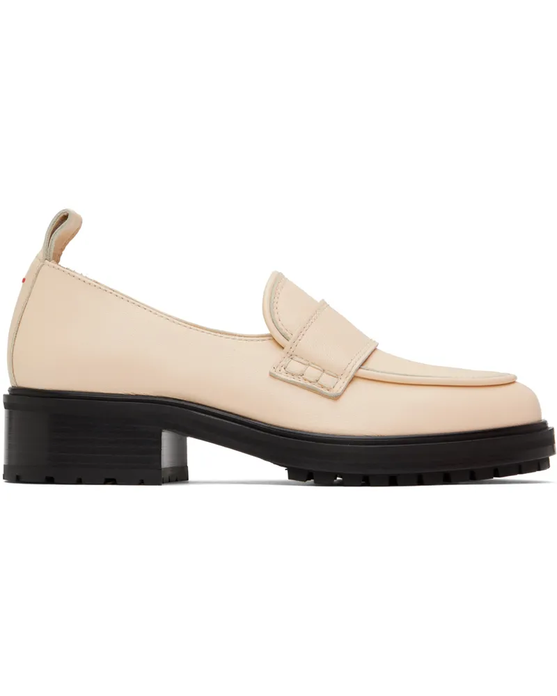 aeyde Off-White Ruth Loafers Creamy