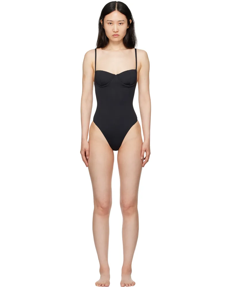 Anine Bing Black Kyler Swimsuit Black