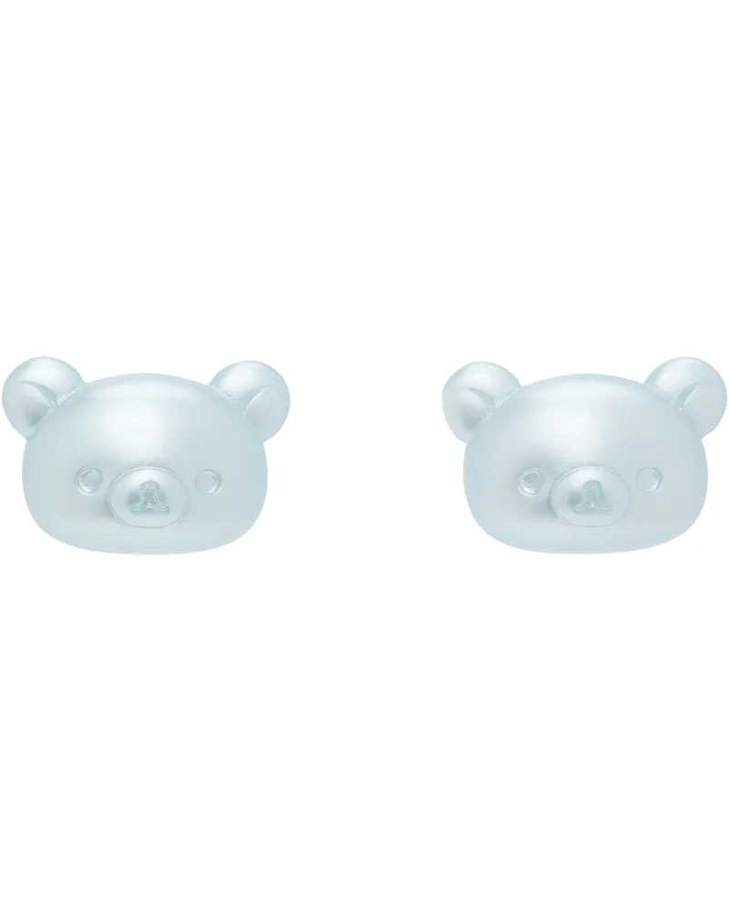 JIWINAIA Rilakkuma Edition XL Pearl Sphere Earrings Pearlescent