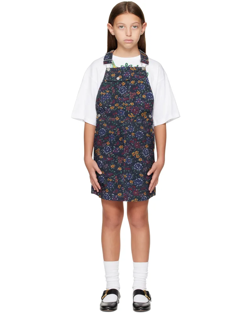 Sea Kids Navy Constance Overalls Dress Navy