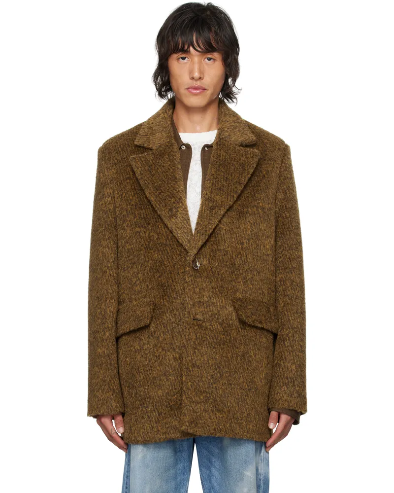 Séfr Brown Evan Blazer Corteccia