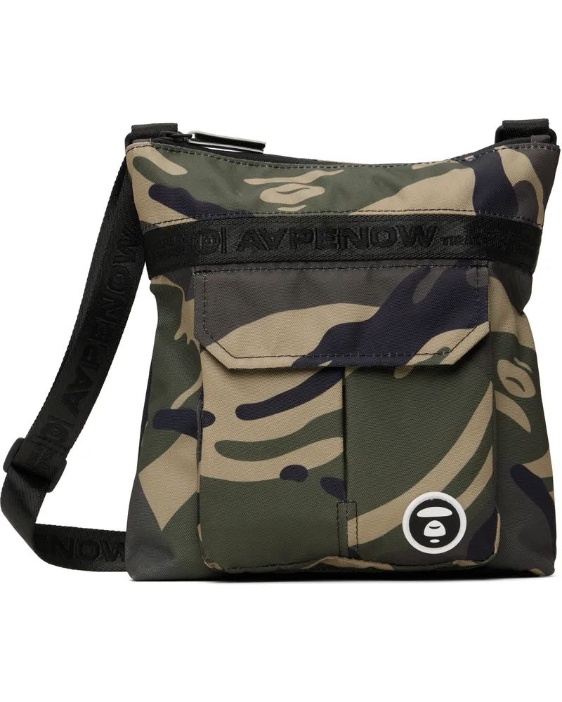 AAPE by A Bathing Ape Khaki 'AAPE Now' Bag Grz