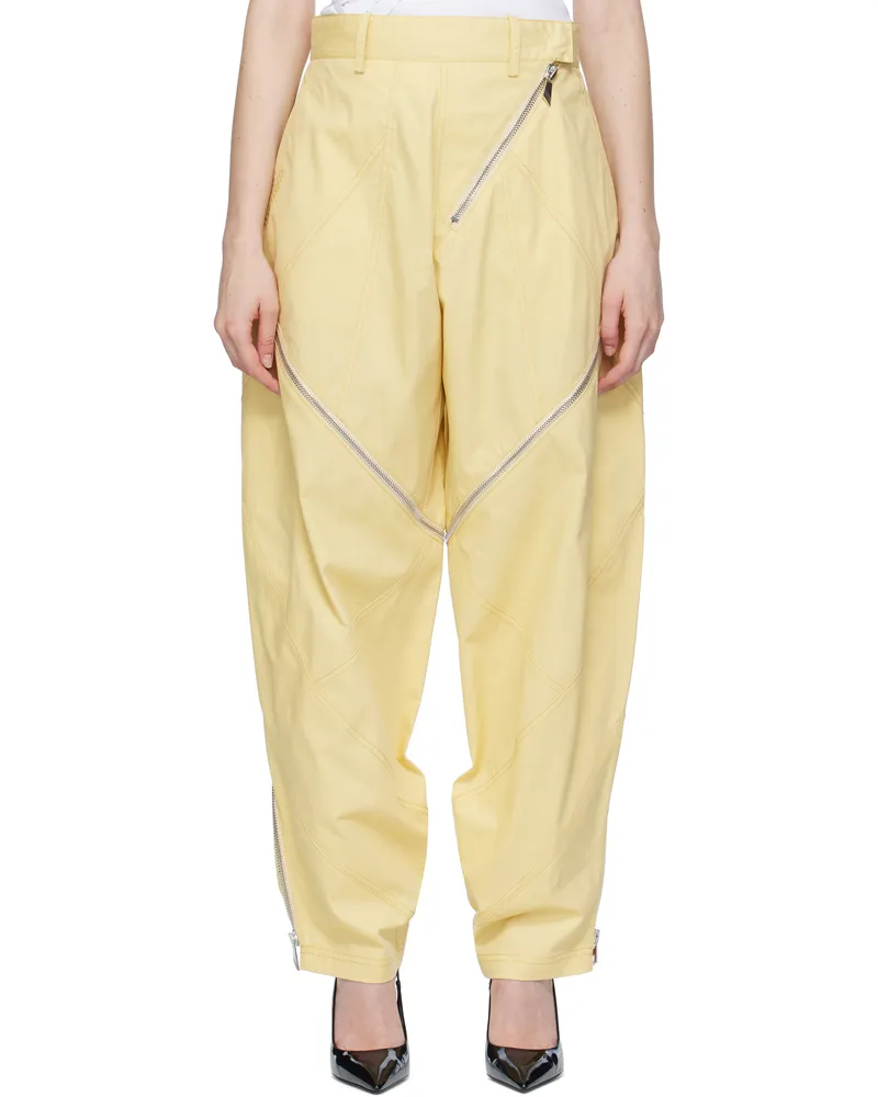 ATTICO Yellow Long Trousers 096
