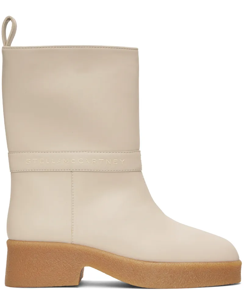 Stella McCartney Off-White Skyla Alter Sport Mat Boots 9730