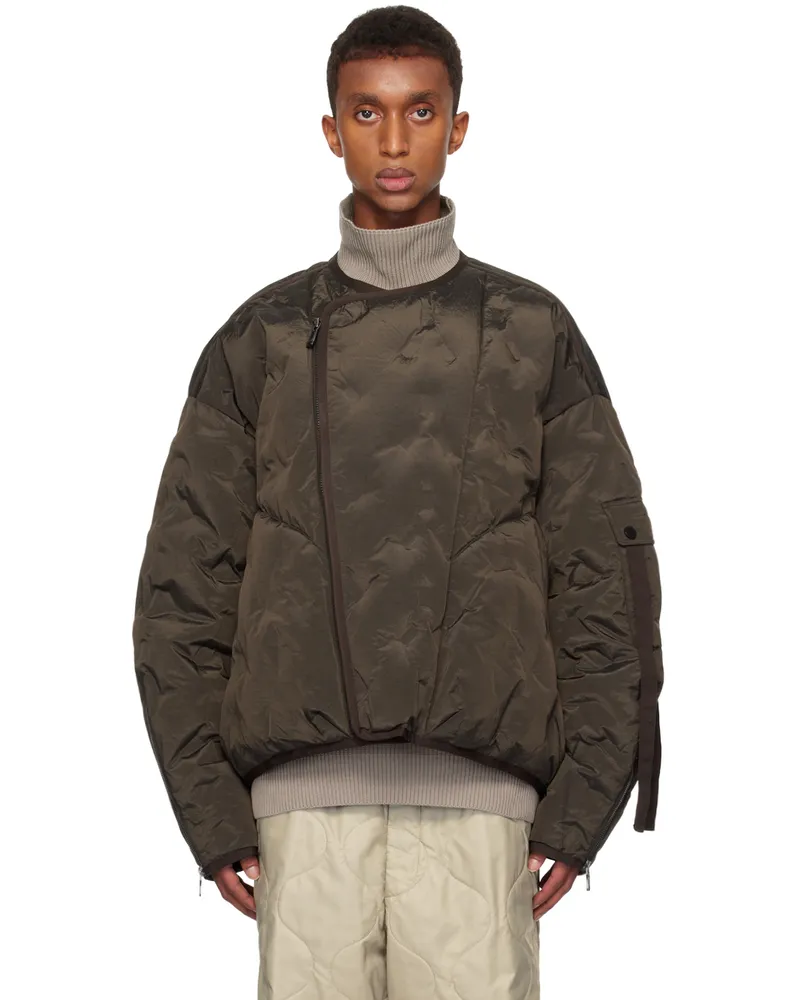 A. A. Spectrum Brown Azyr Down Jacket Brown
