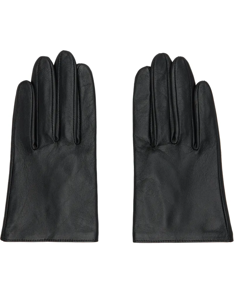 Yohji Yamamoto Black Short Gloves 4