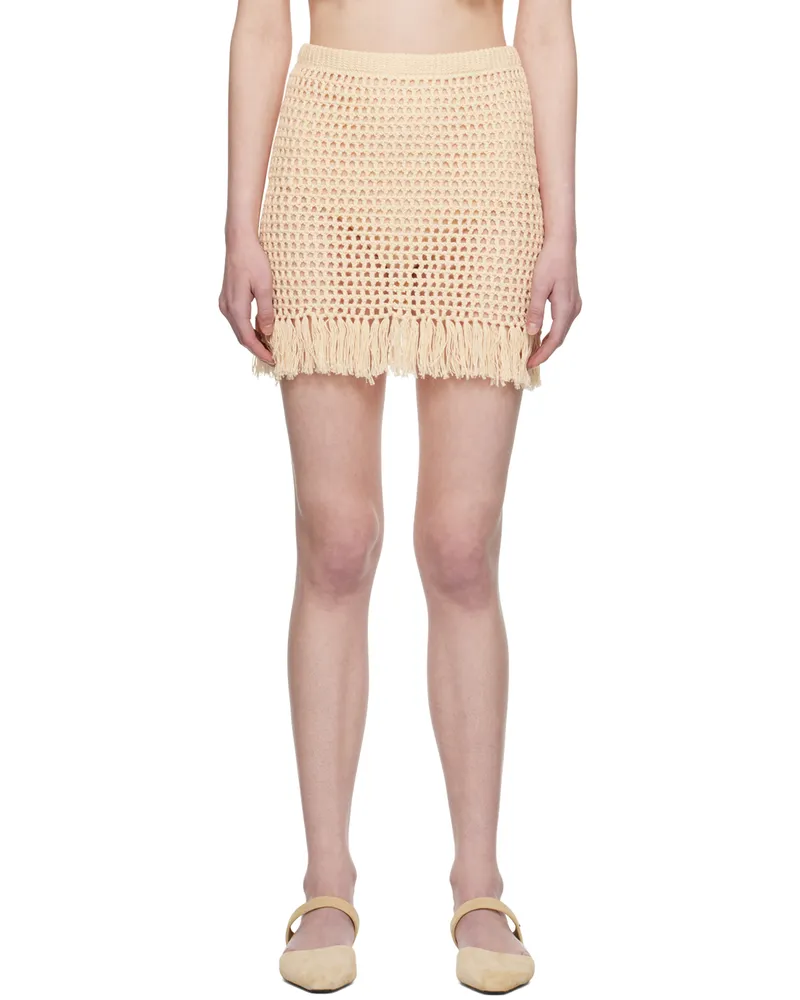 The Garment Beige Egypt Miniskirt Linen