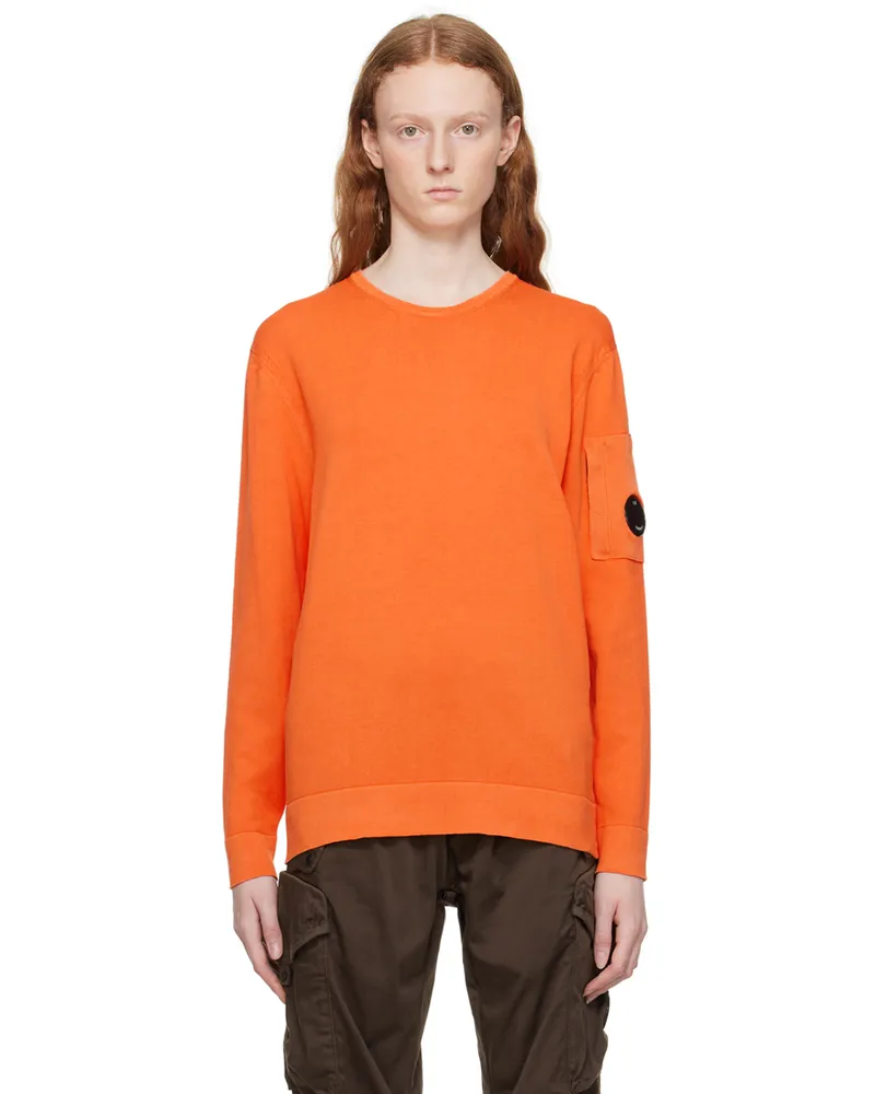C.P. Company Orange Crewneck Sweater 425