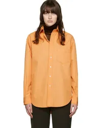 Maiden Name SSENSE Exclusive Orange Andy Shirt Tumeric