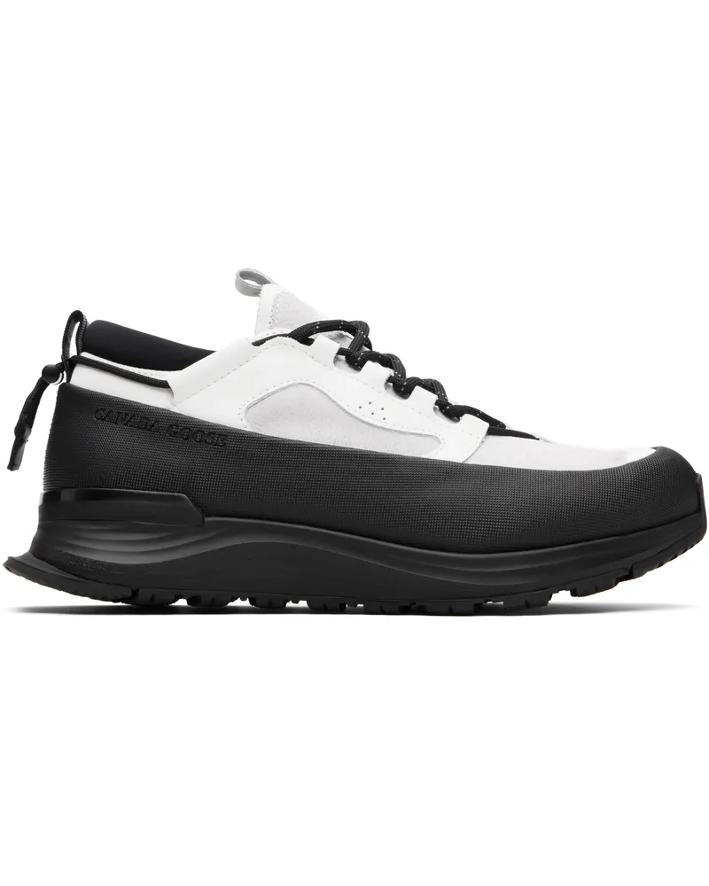 Canada Goose White & Black Glacier Trail Sneakers 9595