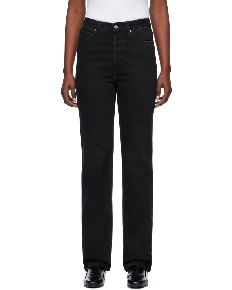 Totême Black Classic Cut Jeans 230