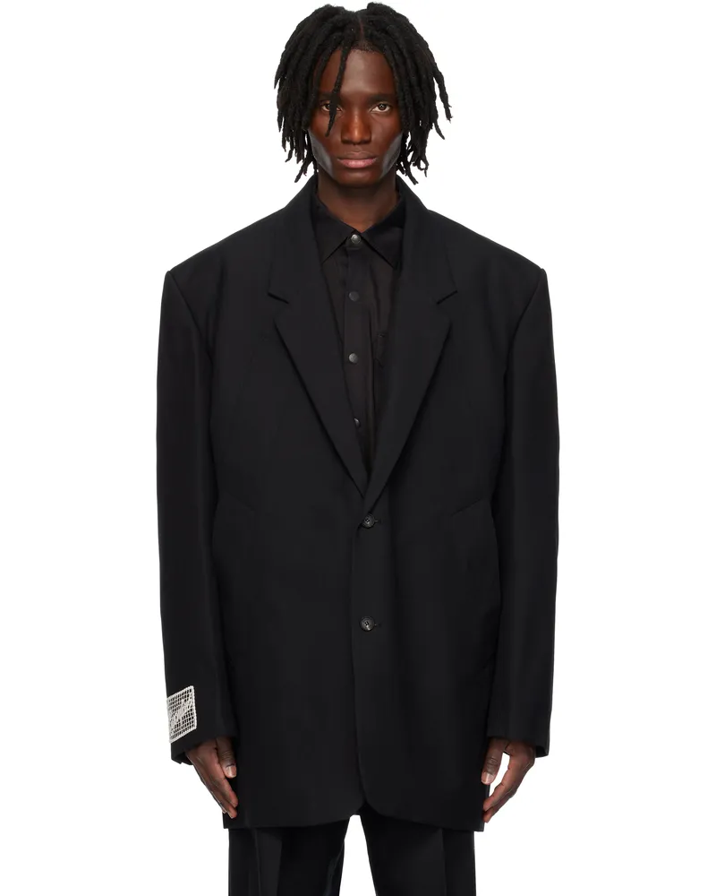 Egonlab Black Oversized Blazer Tailoring