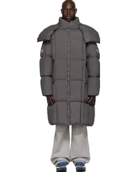 Maison Margiela SSENSE Exclusive Gray CHENPENG Edition Down Coat Light