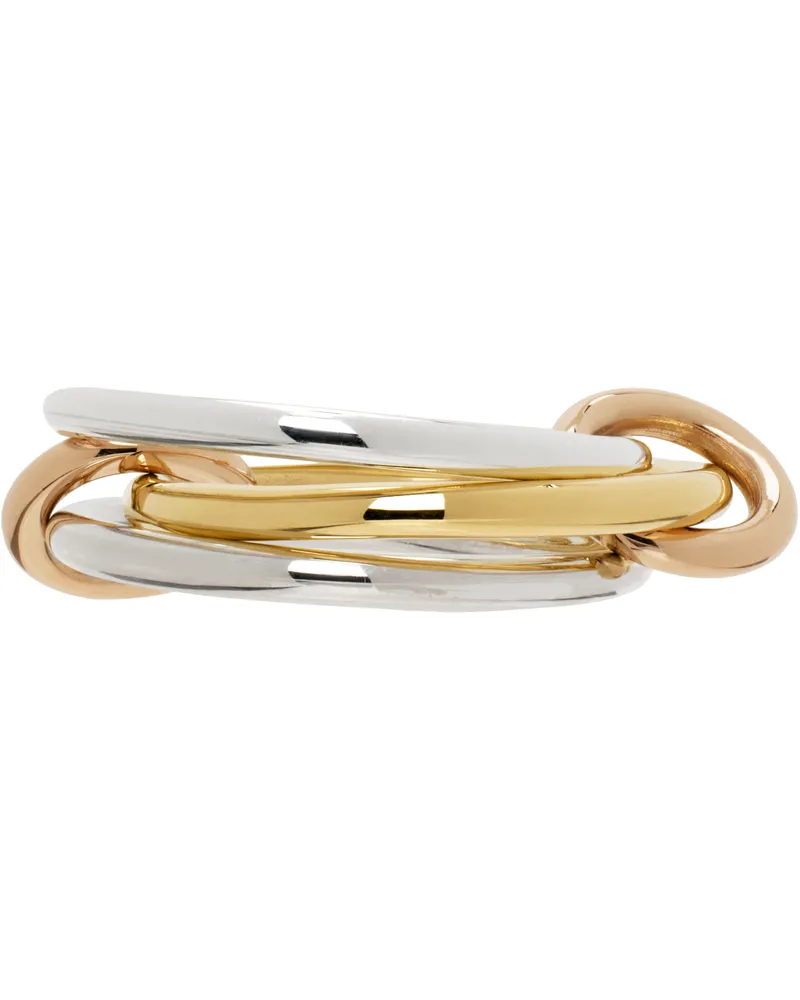 Spinelli Kilcollin Silver & Gold Solarium MX Ring 18k