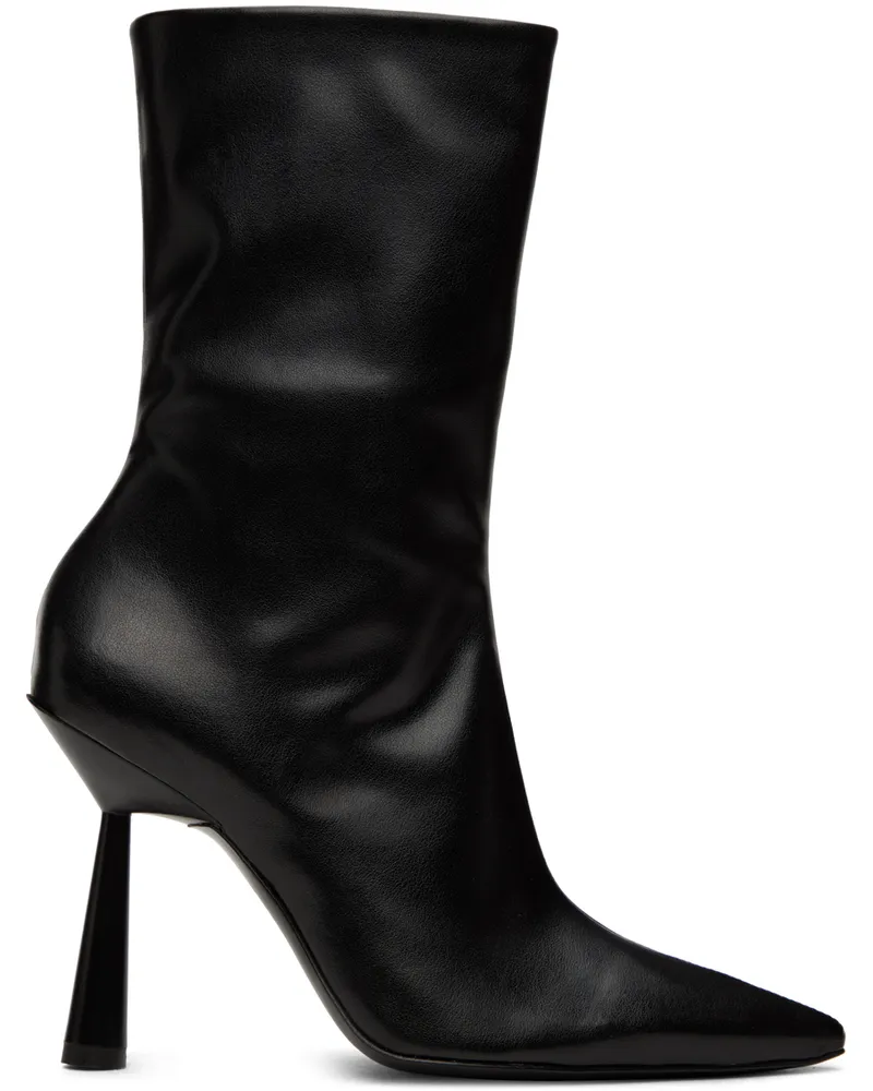 Gia Borghini Black Rosie 7 Boots 5000